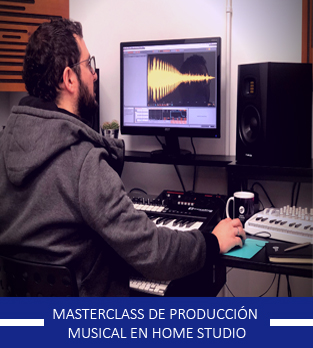 Curso online bonificado de Masterclass de Producción Musical en Home Studio